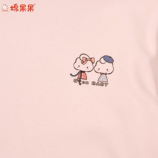 棉果果冬季新品新年款男童女童打底内搭半高领打底衫M502140425773 商品图2