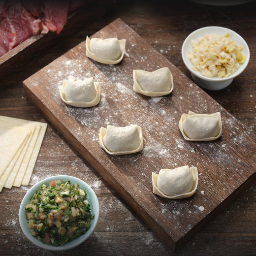 【票券】祐康金标258.5克手工鲜肉荠菜大馄饨*1包 商品图3