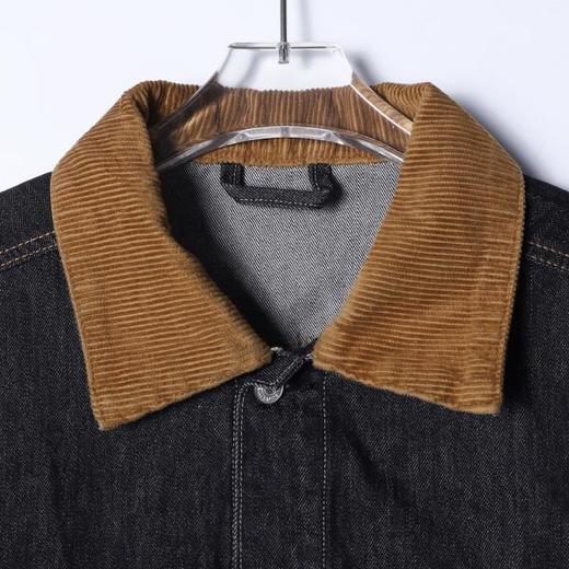 25221SDSA男士秋冬新款痞帅男装韩版简约拼接撞色翻领夹克外套百搭时尚 商品图2