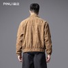 PINLI品立2025秋季新款灯芯绒工装翻领夹克男士宽松百搭休闲外套GD253104092 商品缩略图2