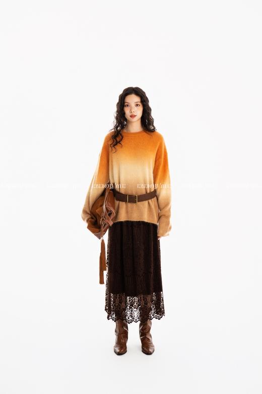 【门店同款】ENJOY冬季挂绳腰带蕾丝A字裙 167696855 商品图5