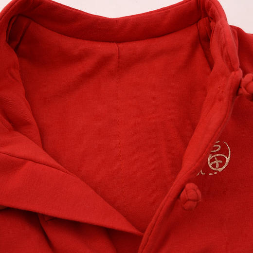 棉果果冬季新品新年款中国红喜庆节日氛围男童女童夹棉中国风夹棉外套M502100825781 商品图5