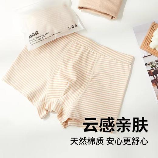 【男款】新疆10A抑菌彩棉亲肤男士平角内裤（三条装）透气不闷汗，天然无污染更安全，不挑身材 商品图5