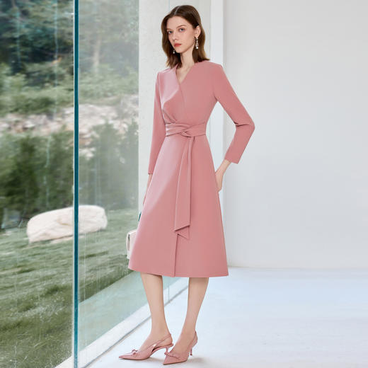 IWY/高级感宴会西装连衣裙女气质收腰显瘦通勤长裙名媛正装裙J25Q243 商品图3