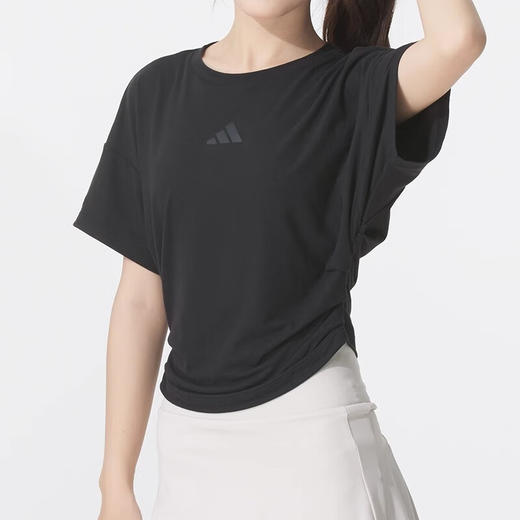 Adidas阿迪达斯女款运动休闲透气短袖T恤JX1190 商品图1
