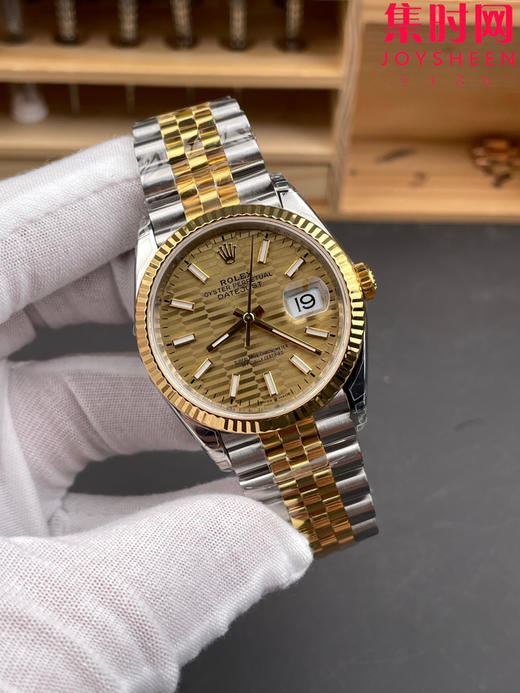 劳力士 VS日志36系列 间金款36mm 男士腕表 3235机 五珠带 表径36mm 小手腕福音 商品图1