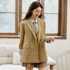 Famecoco范可儿兔子绣花灯芯绒休闲西装外套F225AW008 商品缩略图0