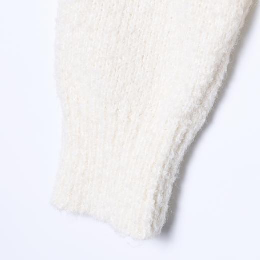 72566SDSA男士秋冬新款痞帅男装简约纯色慵懒风抽绳连帽毛衣百搭针织衫 商品图4