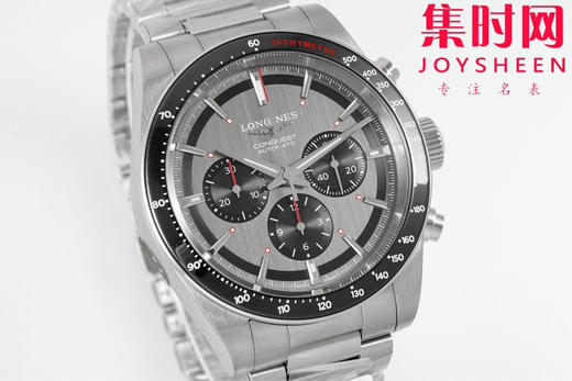 AF浪琴康卡斯计时系列 康卡斯悦动计时 男士腕表 钢带款 表径42mm 商品图2