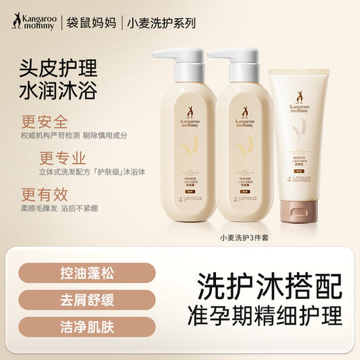 安全洗护套装🔥准孕期精细护理 柔顺/控油/去屑洗护3件套 商品图0