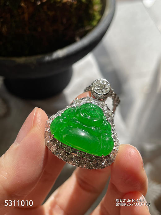 艳绿佛公吊坠【5311010】具体价格微信咨询 商品图5