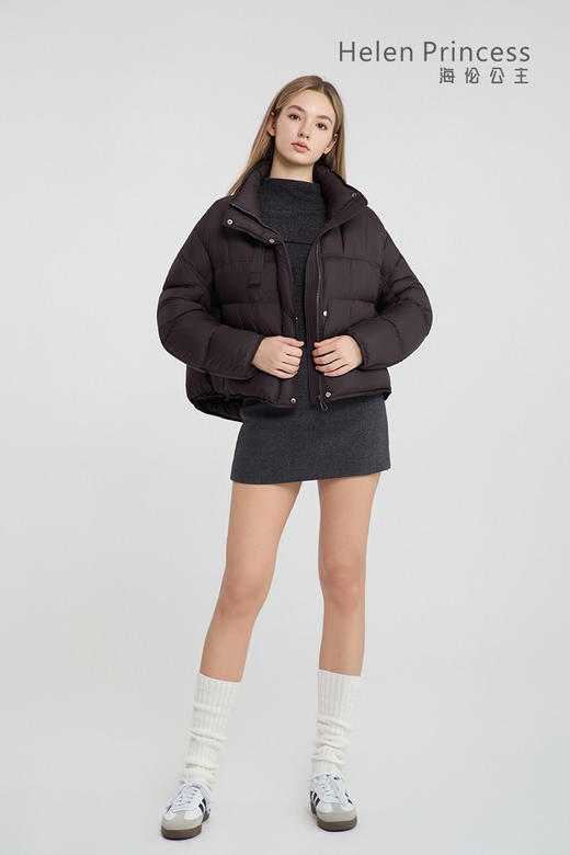 宽松落肩面包羽绒服 商品图0