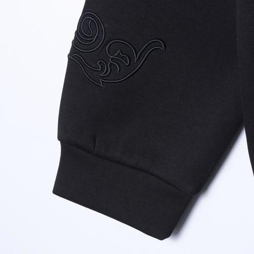 SDSA男士秋冬新款痞帅男装韩版传说刺绣褶皱立领卫衣时尚宽松百搭 商品图3