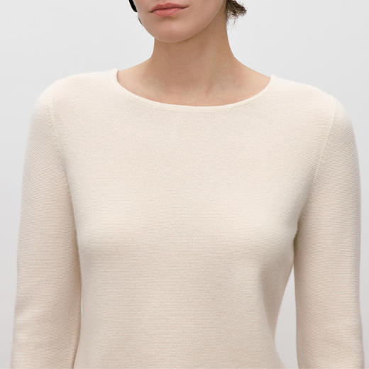 东黎 • 你本珍贵 山羊绒女士秋季圆领珍珠扣套衫 5377 商品图13