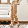 Famecoco范可儿品牌全棉背带裤女士秋季直筒显瘦纯色休闲裤长裤D221GA300 商品缩略图2