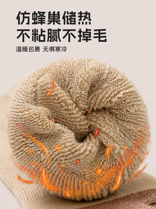 10A抗菌【蓄热温暖❗️袜口软弹不勒腿】宝宝袜子冬季新品毛圈加厚袜男女宝无骨卡通不勒腿儿童婴儿中筒袜。ja 商品图2