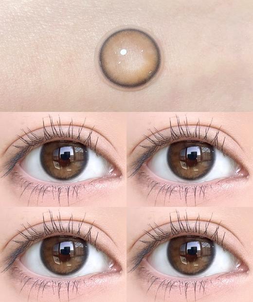 Gugucon旗下 |  橘子噗噗&荔枝晕晕&芒果露露&椰树懒懒｜14.2mm白狮参考着色中等直径｜ 日抛  一盒十片装 商品图5