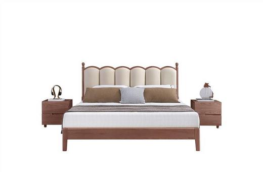 实木带软包床/DJ5116 商品图1