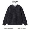 35673SDSA男士秋冬新款痞帅男装韩版简约拼接半纽扣圆领卫衣休闲情侣 商品缩略图1