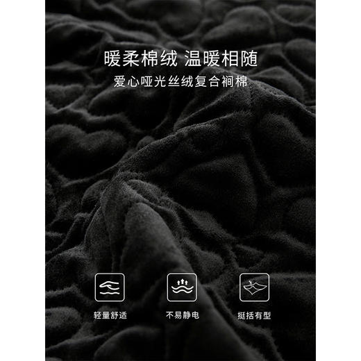  【年货节】熙世界优雅小香风棉衣女摩登酷帅短款夹棉外套 商品图3