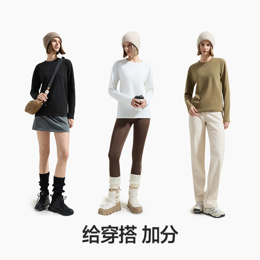 Supield云感热力绒保暖打底衫T恤男女款7A抗菌防静电吸湿排汗 商品图1