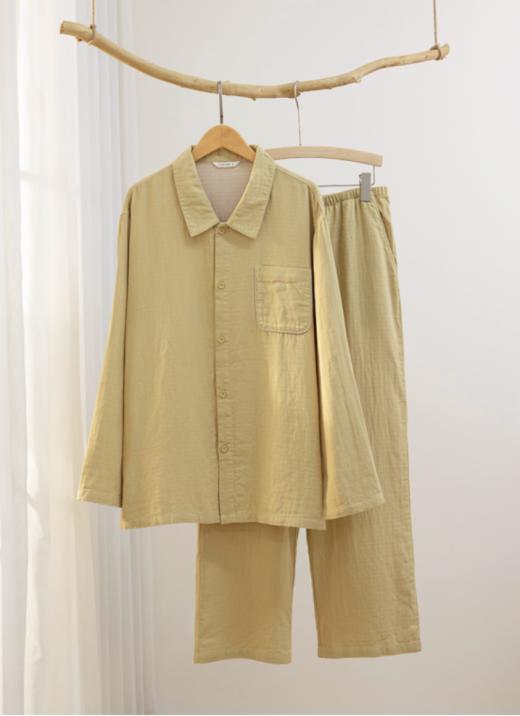 🌸【布衣·都市情侣款套装家居服】寓意圆满的千金波点温婉睡衣🥳软过羊绒🐑的棉双层纱 全网纱布类鼻祖👴最高品质尘埃价❣️可货比100家亲身感受‼️ 商品图5