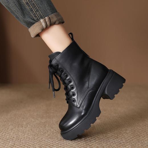 FR 85825马丁靴小个子配裙英伦风复古短靴 商品图1