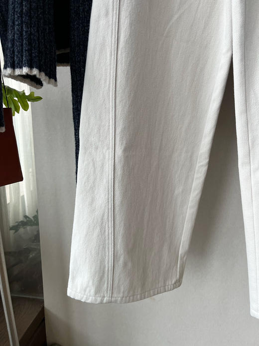 【时髦廓形】噢蜜ooomeooo加绒高弹宽腿牛仔裤 商品图9