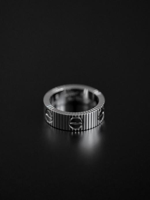 YS02-卡地亚 格栅设计 戒指男女同款情侣款（XK） 商品图4