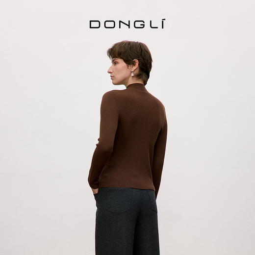 东黎 • 你本珍贵 山羊绒女士秋季圆领套衫 5577 商品图3
