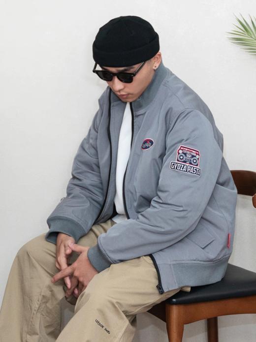 GYOZA PASTA/GP25AW-C060/针织立领空军夹克棉服外套 商品图0