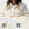 森马羽绒服女冬季拼接毛领大翻领80绒子宽松2025新款温柔甜美上衣 商品缩略图3