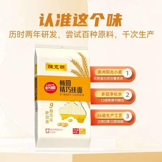 陈克明精巧椭圆挂面800g*2 商品图6