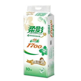 【卷纸】柔影 妇婴4层无芯卫生卷纸1700g(新老包装随机) 10卷/提