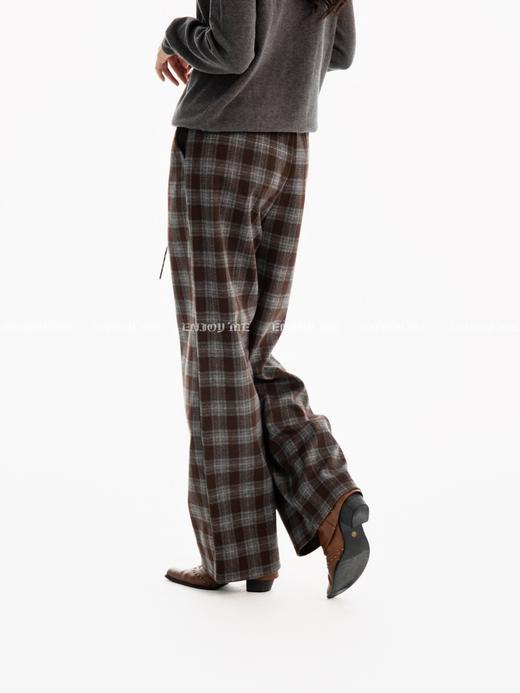【门店同款】ENJOY冬季经典格纹直筒裤 167743130 商品图2