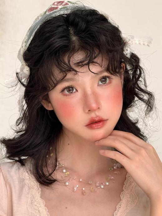 Gugucon旗下 |  闪光琥珀&引力水珠&冰滴泪花｜14.2mm白狮参考着色中大直径｜ 日抛  一盒十片装 商品图2