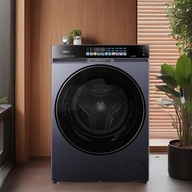 朗境X11系列海尔（Haier）滚筒洗衣机10KG全自动 25年新品丨洗烘一体+537超薄平嵌+双智投精华洗商场同款XQG100-PBSNEG87AU1