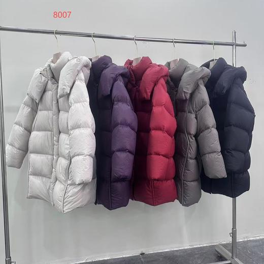 丁摩 90白鹅绒女中长款高充绒量羽绒外套0027 商品图1