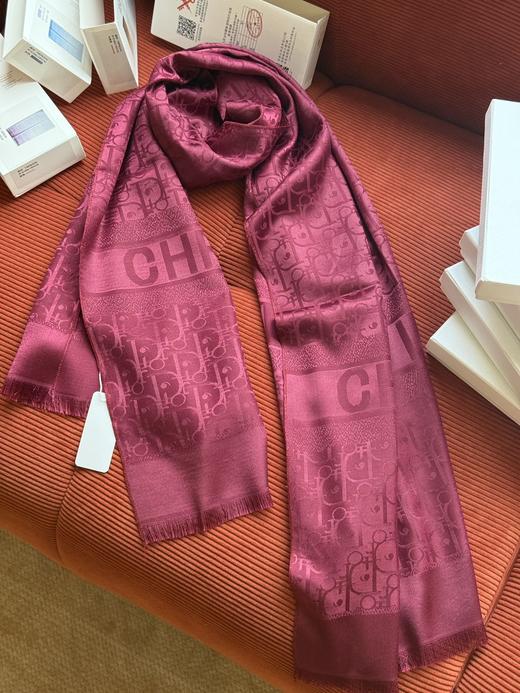 YP39-迪奥经典款蚕丝混纺围巾（JM*MM） 商品图5