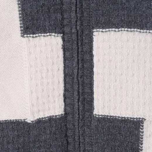 22538SDSA男士秋冬新款痞帅男装潮牌撞色纽花拉链翻领开衫毛衣百搭时尚 商品图3