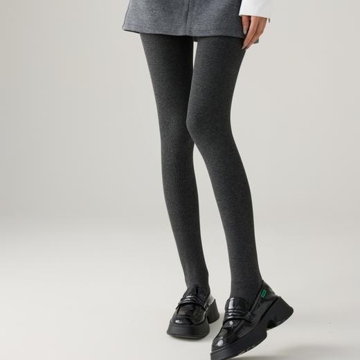 秋冬女士裸感打底【竖条纹加绒打底裤】 柔软亲肤 提拉臀线 显高显瘦 抗起球防勾丝 内搭外穿 商品图5