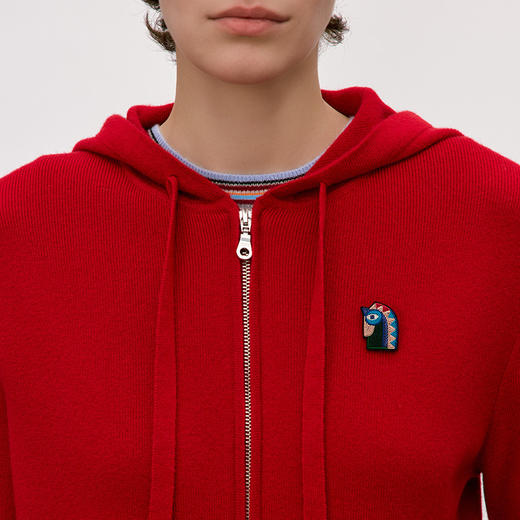 东黎 • 你本珍贵 山羊绒女士秋季拉链开衫 5550 商品图9