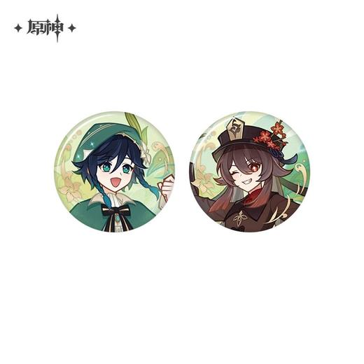 miHoYo 米哈游/原神 游水酝诗籍主题系列 徽章 吧唧 国谷 商品图0