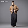 PINLI品立2025秋季新款灯芯绒工装翻领夹克男士宽松百搭休闲外套GD253104092 商品缩略图1