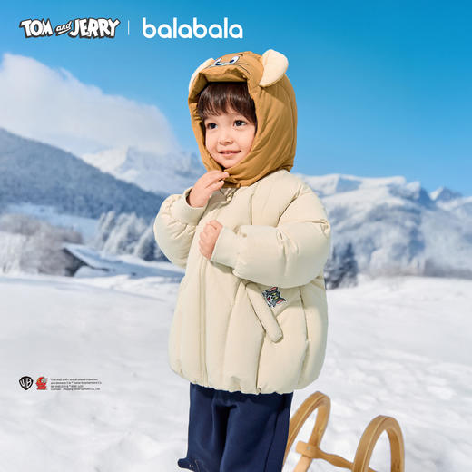 【猫和老鼠IP商场同款】巴拉巴拉宝宝羽绒服男童外套2025新款冬装 商品图2
