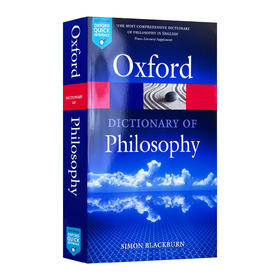 牛津哲学词典 英文原版字典 The Oxford Dictionary of Philosophy 牛津哲学辞典 英文版原版书籍 正版进口英语工具书