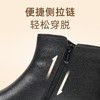 信诺羊毛妈妈棉鞋加绒保暖皮鞋女2025冬季新款中老年厚底真皮短靴5M902-20ZY 商品缩略图1