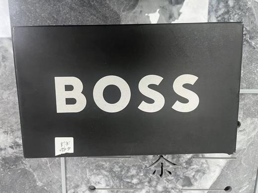 瑕疵HUGO BOSS/胡戈波士 男士绒面编织拼接小LOGO系带圆头休闲运动鞋 商品图4