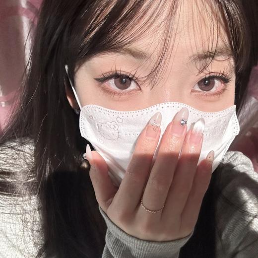 Gugucon旗下 |  橘子噗噗&荔枝晕晕&芒果露露&椰树懒懒｜14.2mm白狮参考着色中等直径｜ 日抛  一盒十片装 商品图3