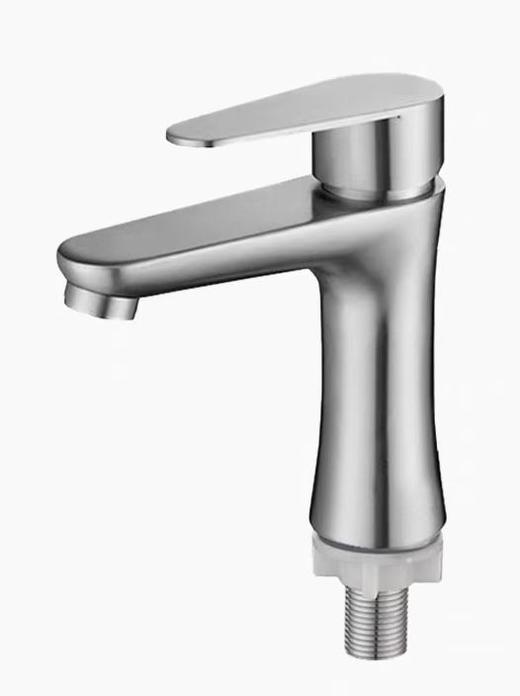 6112  单冷小蛮腰面盆龙头-拉丝 商品图1